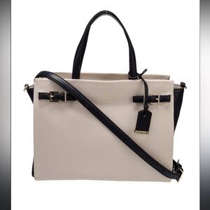 Kate Spade Black and cream bag with strap